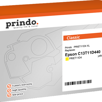 Prindo Classic XL Gelb Druckerpatrone PRIET11D4
