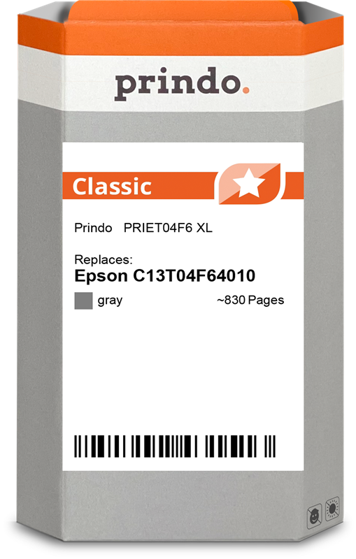 Prindo Classic XL Grau Druckerpatrone PRIET04F6