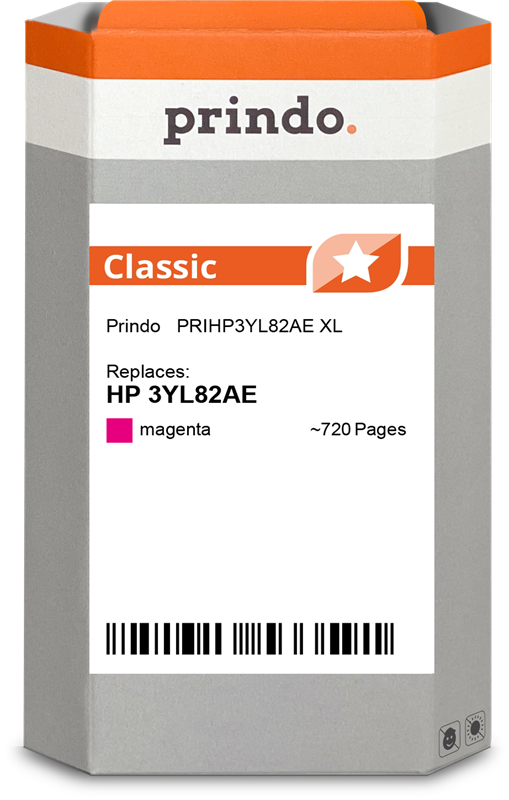 Prindo Classic XL Magenta Druckerpatrone PRIHP3YL82AE