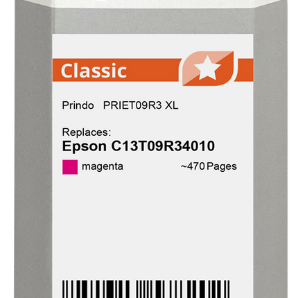 Prindo Classic XL Magenta Druckerpatrone PRIET09R3