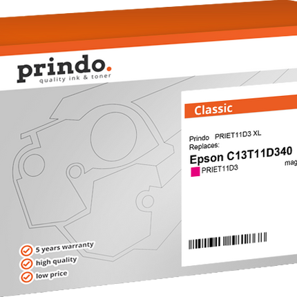 Prindo Classic XL Magenta Druckerpatrone PRIET11D3