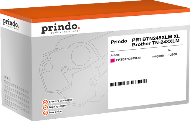 Prindo Classic XL Magenta Toner PRTBTN248XLM