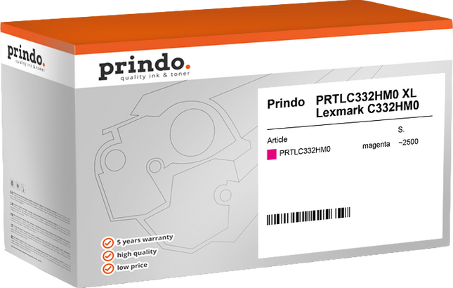 Prindo Classic XL Magenta Toner