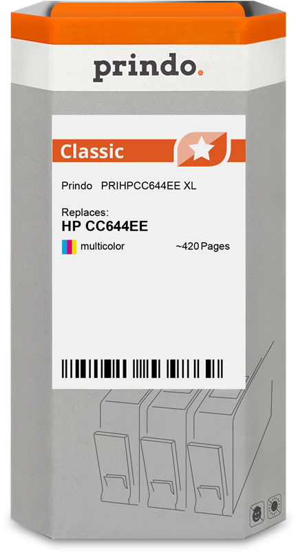 Prindo Classic XL mehrere Farben Druckerpatrone PRIHPCC644EE
