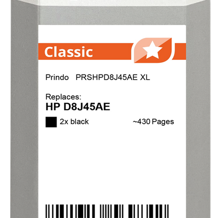 Prindo Classic XL Multipack Schwarz (PRSHPD8J45AE)