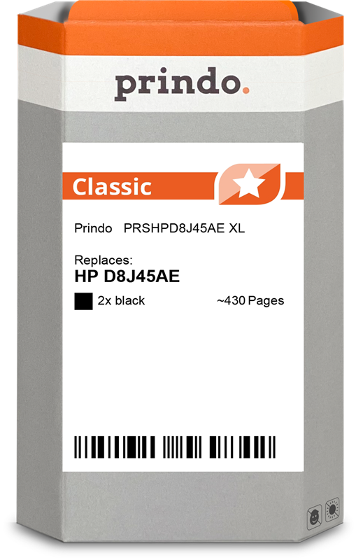Prindo Classic XL Multipack Schwarz (PRSHPD8J45AE)