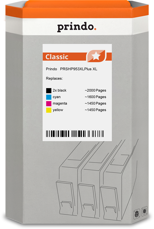 Prindo Classic XL Multipack Schwarz / Cyan / Magenta / Gelb