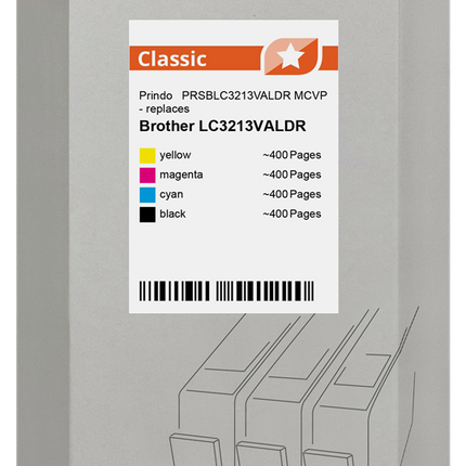 Prindo Classic XL Multipack Schwarz / Cyan / Magenta / Gelb (PRSBLC3213VALDR MCVP)