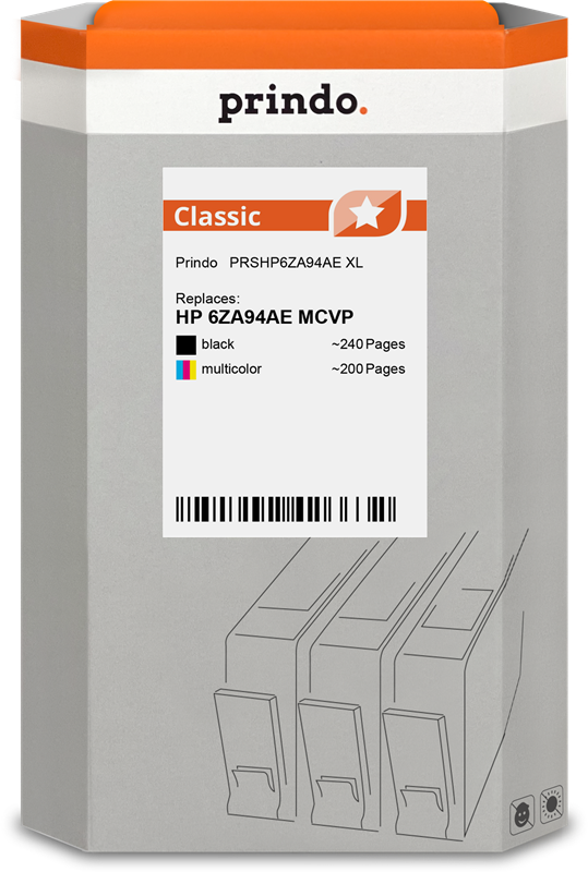 Prindo Classic XL Multipack Schwarz / mehrere Farben (PRSHP6ZA94AE)