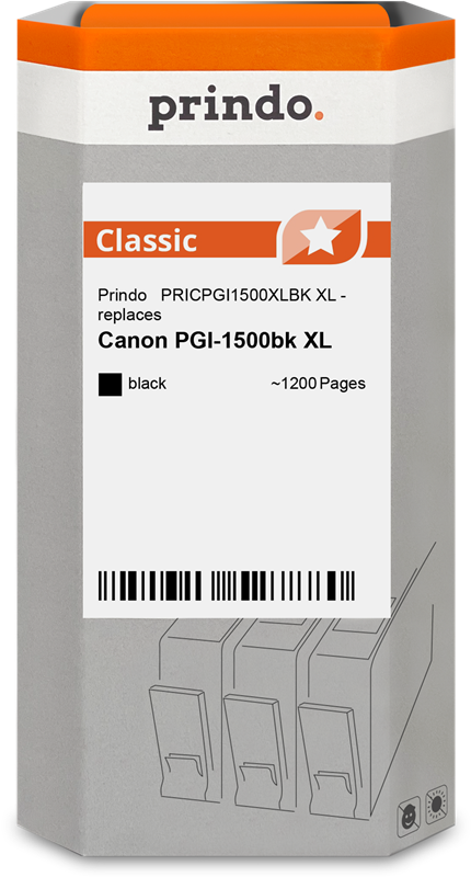 Prindo Classic XL Schwarz Druckerpatrone PRICPGI1500XLBK