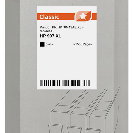 Prindo Classic XL Schwarz Druckerpatrone PRIHPT6M19AE
