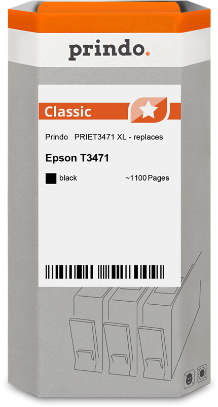 Prindo Classic XL Schwarz Druckerpatrone PRIET3471