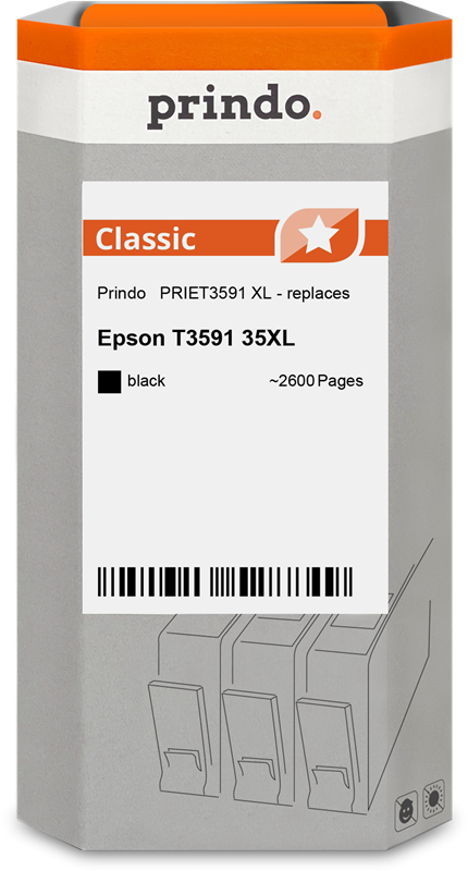 Prindo Classic XL Schwarz Druckerpatrone PRIET3591