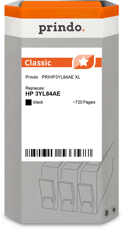 Prindo Classic XL Schwarz Druckerpatrone PRIHP3YL84AE