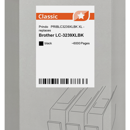 Prindo Classic XL Schwarz Druckerpatrone PRIBLC3239XLBK