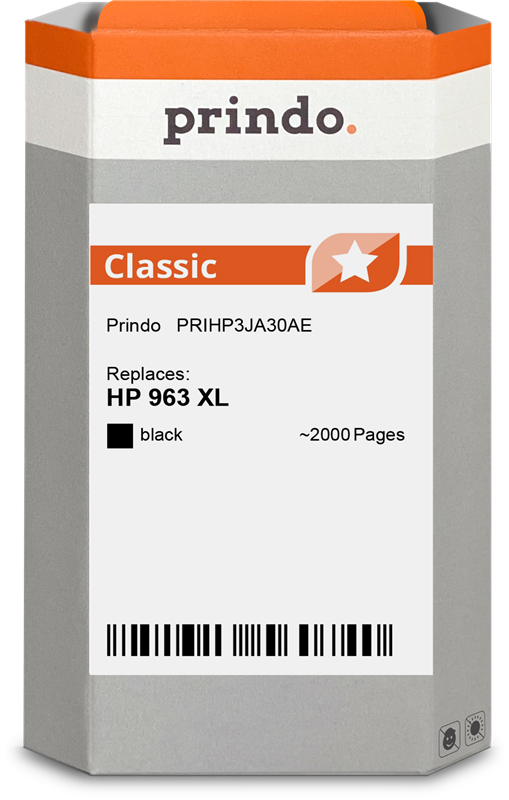 Prindo Classic XL Schwarz Druckerpatrone PRIHP3JA30AE