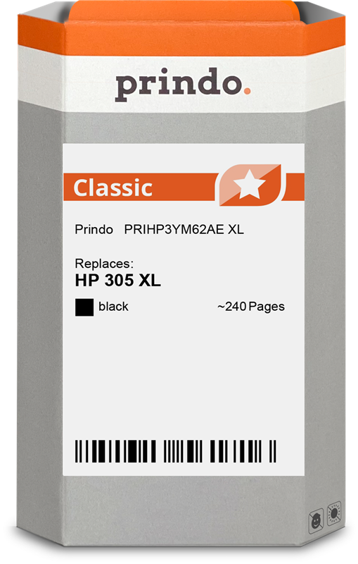 Prindo Classic XL Schwarz Druckerpatrone PRIHP3YM62AE