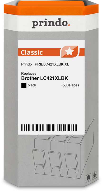 Prindo Classic XL Schwarz Druckerpatrone PRIBLC421XLBK