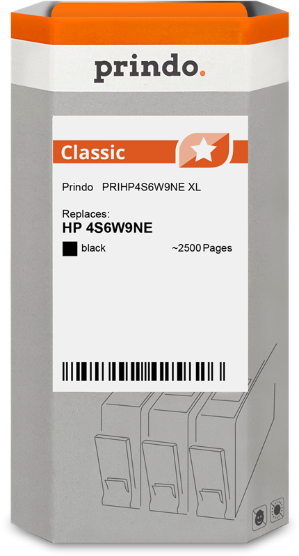 Prindo Classic XL Schwarz Druckerpatrone PRIHP4S6W9NE