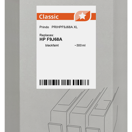 Prindo Classic XL Schwarz (Matt) Druckerpatrone