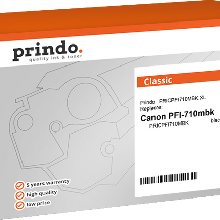 Prindo Classic XL Schwarz (Matt) Druckerpatrone