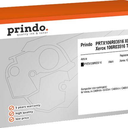 Prindo Classic XL Schwarz Toner