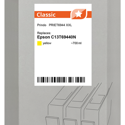 Prindo Classic XXL Gelb Druckerpatrone