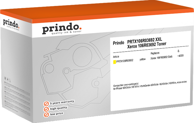 Prindo Classic XXL Gelb Toner PRTX106R03692