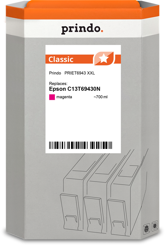 Prindo Classic XXL Magenta Druckerpatrone