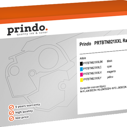 Prindo Classic XXL Multipack Schwarz / Cyan / Magenta / Gelb