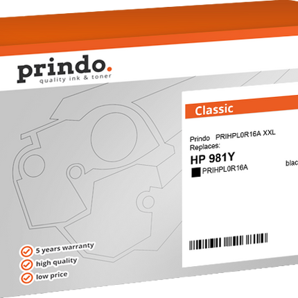 Prindo Classic XXL Schwarz Druckerpatrone