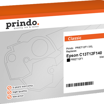 Prindo Classic XXL Schwarz Druckerpatrone