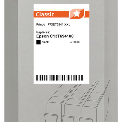 Prindo Classic XXL Schwarz Druckerpatrone