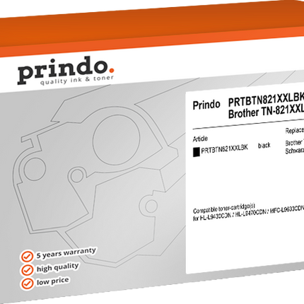 Prindo Classic XXL Schwarz Toner