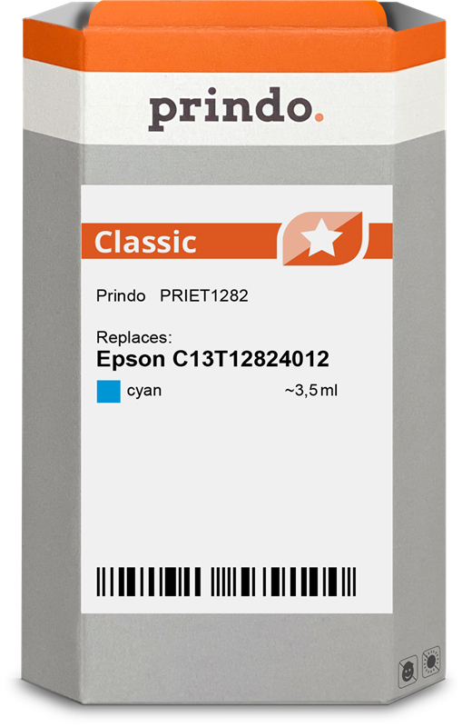 Prindo Cyan Druckerpatrone PRIET1282