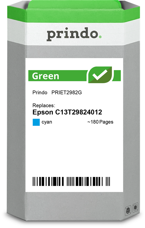 Prindo Green Cyan Druckerpatrone PRIET2982G