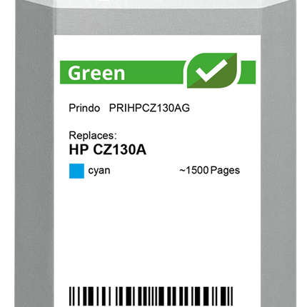 Prindo Green Cyan Druckerpatrone PRIHPCZ130AG