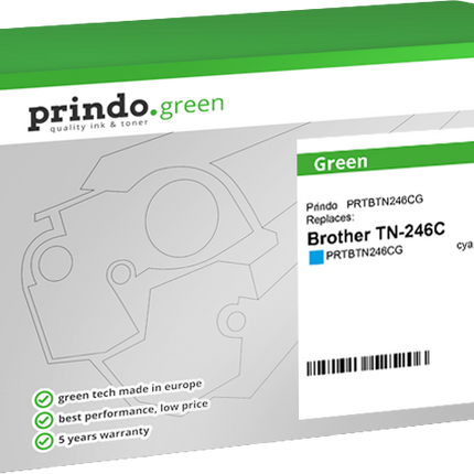 Prindo Green Cyan Toner PRTBTN246CG