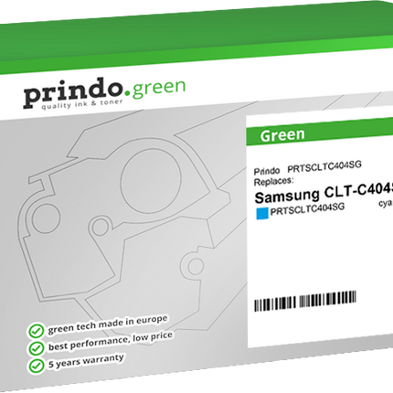 Prindo Green Cyan Toner PRTSCLTC404SG