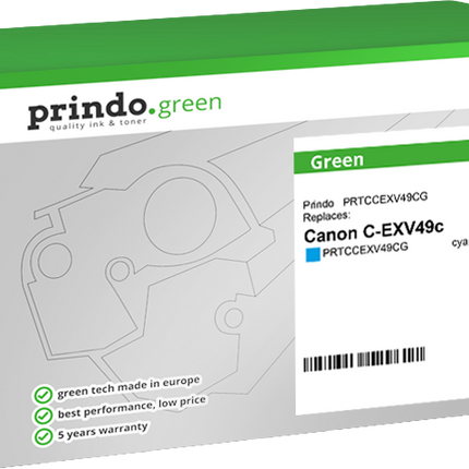 Prindo Green Cyan Toner