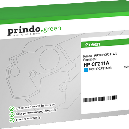 Prindo Green Cyan Toner PRTHPCF211AG