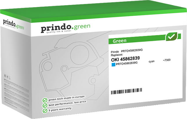 Prindo Green Cyan Toner