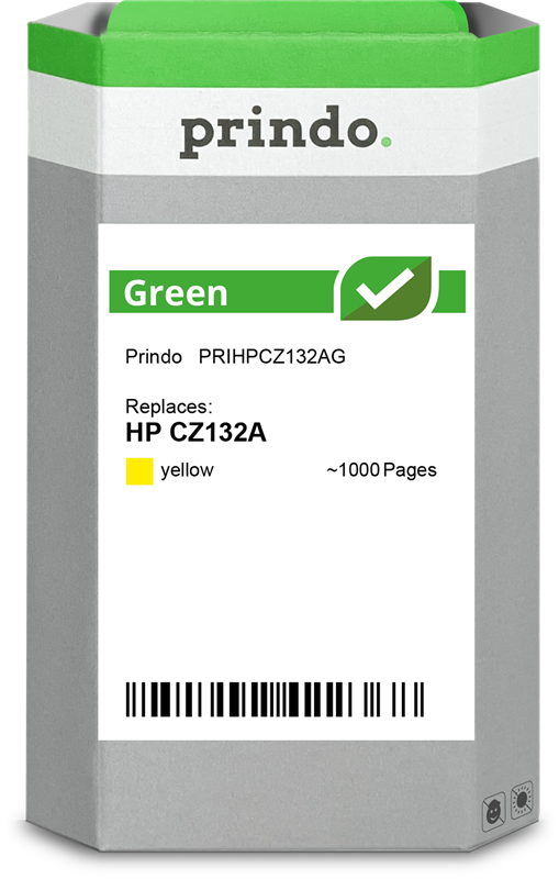 Prindo Green Gelb Druckerpatrone PRIHPCZ132AG