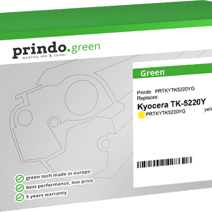 Prindo Green Gelb Toner PRTKYTK5220YG