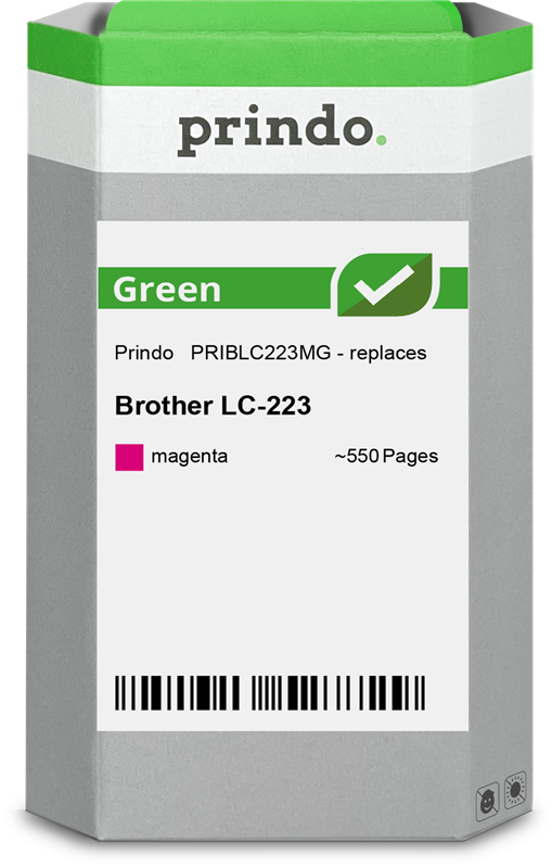 Prindo Green Magenta Druckerpatrone PRIBLC223MG