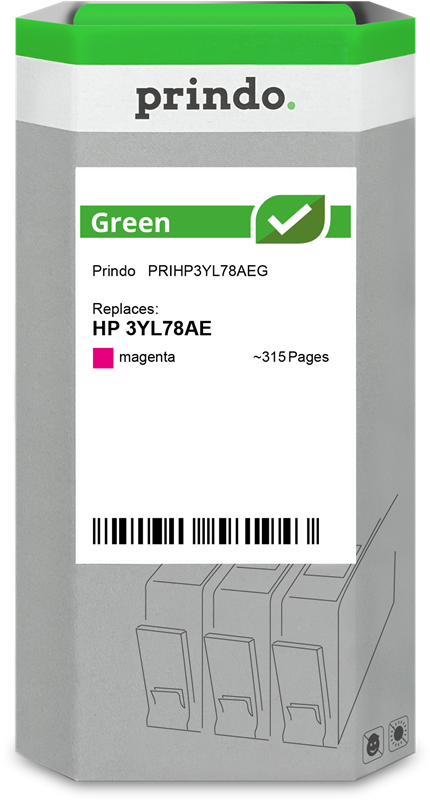 Prindo Green Magenta Druckerpatrone PRIHP3YL78AEG