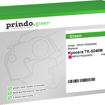 Prindo Green Magenta Toner PRTKYTK5240MG