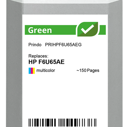 Prindo Green mehrere Farben Druckerpatrone PRIHPF6U65AEG