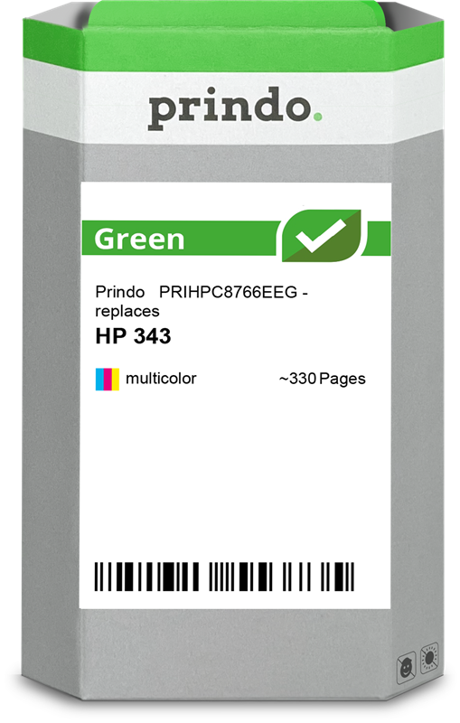 Prindo Green mehrere Farben Druckerpatrone PRIHPC8766EEG