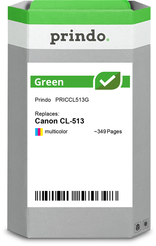 Prindo Green mehrere Farben Druckerpatrone PRICCL513G